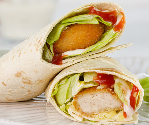 Ranch Chicken Nuggets Wrap 2